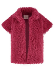 STUDIO AMAYA BODYWARMER SUVI GILET FLUFFY FUCHSIA