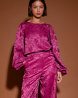 STUDIO AMAYA BLOUSE ELLIE FUCHSIA