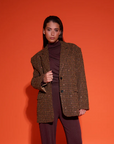 STUDIO AMAYA TOP BO LONGSLEEVE BROWN
