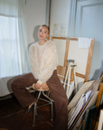 STUDIO AMAYA SWEATER FAV FLUFFY TRUI BEIGE