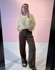 STUDIO AMAYA SWEATER FAV FLUFFY TRUI BEIGE