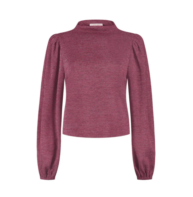 STUDIO AMAYA TOP EDEN GLITTER RED/ROZE