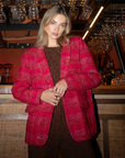 STUDIO AMAYA BLAZER OLIVIA BOUCLE PINK