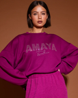 STUDIO AMAYA SWEATER FREYA FUCHSIA