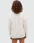 JOSH V BLOUSE JV-BERDINA OVERSIZED OFF WHITE