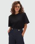 JOSH V BODY JV-POPPY OVERSIZED BLACK