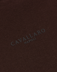 CAVALLARO T-SHIRT LUCIANO TEE DARK BROWN