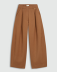 JOSH V PANTS JV-KYLE HIGH WAISTED BALLOON FIT COGNAC