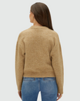 JOSH V PULLOVER JV-IZE OVERSIZED TRUI LIGHT BROWN MELANGE