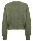 A-VIEW VEST SOFT KNIT CARDIGAN DUSTY GREEN