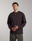 AEDEN SWEATER TOINE LONG-SLEEVE TEE GANACHE