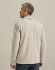 VANGUARD OVERSHIRT BUTTON JACKET BOILED WOOL SILVER LINING