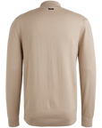 VANGUARD PULLOVER MOCK NECK COTTON MODAL WHITE PEPPER