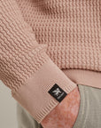 VANGUARD PULLOVER CREWNECK COTTON MODAL ADOBE ROSE