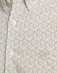 VANGUARD OVERHEMD PRINT ON POPLIN STRETCH BRIGHT WHITE