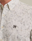 VANGUARD OVERHEMD PRINT ON POPLIN STRETCH CLOUD DANCER