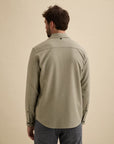 VANGUARD OVERSHIRT BRUSHED MELANGE TWILL FOREST FOG