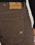VANGUARD JEANS V7 RIDER YARN DYED BROWN