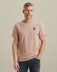 VANGUARD T-SHIRT R-NECK COTTON ELASTAN JERSEY ADOBE ROSE