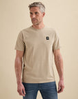 VANGUARD T-SHIRT R-NECK COTTON ELASTAN JERSEY STRETCH SILVER LINING