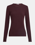 PENN&INK N.Y TOP LONGSLEEVE AUBERGINE