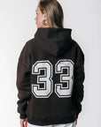 COLOURFUL REBEL SWEATER REBEL 33 CLEAN HOODIE BROWN