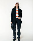 COLOURFUL REBEL PULLOVER OLIVIA MULTI STRIPE CREWNECK KNITTED MULTICOLOR