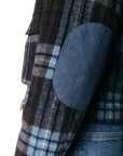 COLOURFUL REBEL JAS MALOU BRUSHED CHECK COACH JACKET MULTICOLOR
