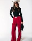 COLOURFUL REBEL PANTS VELLA SPORT MEDIUM RED