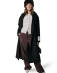 COLOURFUL REBEL PANTS RUS UNI PINTUCK STRAIGHT BROWN