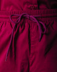 COLOURFUL REBEL SHORT JESS RUFFLE DEEP BURGUNDY
