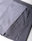 COLOURFUL REBEL ROK ELLA PINSTRIPE TWO TONE SKORT GREY