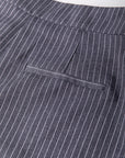 COLOURFUL REBEL ROK ELLA PINSTRIPE TWO TONE SKORT GREY