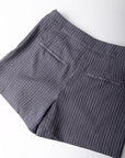 COLOURFUL REBEL ROK ELLA PINSTRIPE TWO TONE SKORT GREY