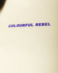 COLOURFUL REBEL T-SHIRT UNI LOGO BOXY TEE WARM YELLOW