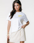 COLOURFUL REBEL T-SHIRT PEPPERS LOOSEFIT TEE STANDARD WHITE