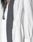 COSTER COPENHAGEN BLOUSE WRAP DRESS WHITE