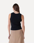 ANOTHER-LABEL TOP ABELIA BLACK