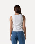 ANOTHER-LABEL TOP ABELIA S/L OFF WHITE