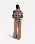 ANOTHER-LABEL BLOUSE ADRIENNE CHECK GINGER