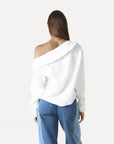 ANOTHER-LABEL BLOUSE ALDEZI TOP OFF WHITE