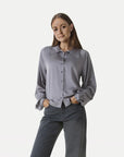 ANOTHER-LABEL BLOUSE ESILIA SHIRT L/S TORNADO