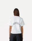 ANOTHER-LABEL T-SHIRT ALGINA AMSTERDAM TEE OFF WHITE