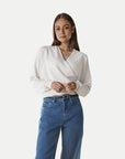 ANOTHER-LABEL PULLOVER ALLEN KNITTED PULL EGG WHITE MELEE