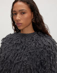 EDITED PULLOVER BO ALPACA WOOL JUMPER DARK GREY MELANGE