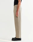 WAX LONDON PANTS BAYHAM TROUSER COTTON LINEN NATURAL