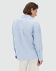 JOSH V BLOUSE BERDINA OVERSIZED POWDER BLUE
