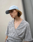 ANOTHER-LABEL TOP BINE TOWELING S/S GREY MELEE
