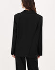 MY JEWELLERY SIERADEN BLAZER MET SPLIT ZWART