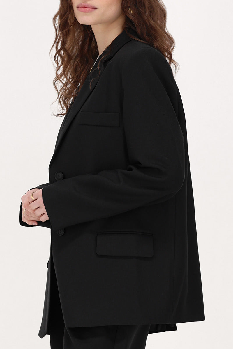 MY JEWELLERY SIERADEN BLAZER MET SPLIT ZWART